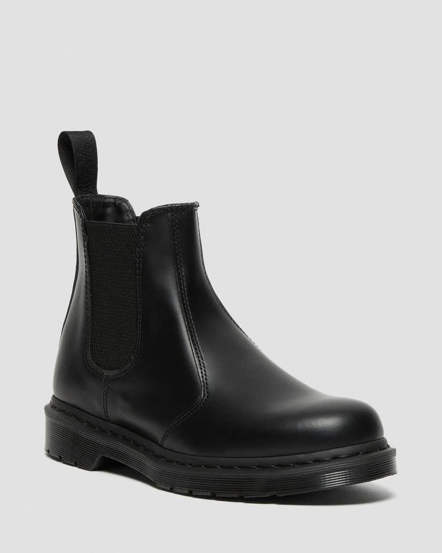 Dr. Martens 2976 Mono Smooth Lær Chelsea Støvler Dame Svart [3142CUDOM]